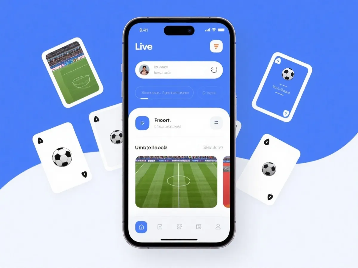 体育直播客户端界面示意图
